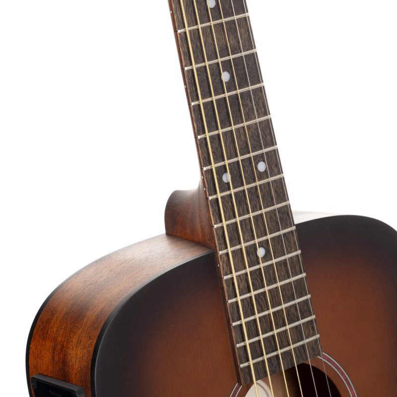 Cort - Cort Earth GO Series Acoustic Guitar Open Pore Brown Burst #EARTH-GO-BAG-OPBB
