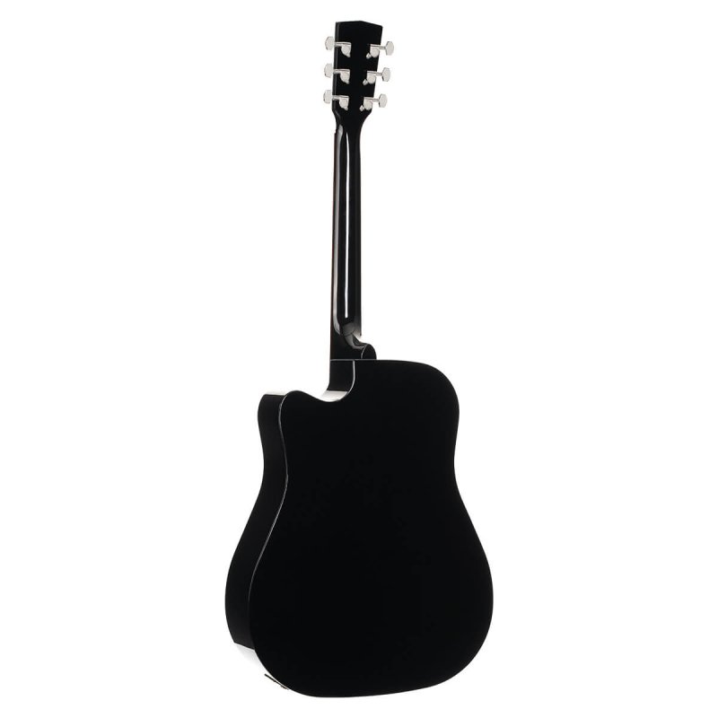 Cort - Earth Series Acoustic/Electric Guitar, Black #EARTH60CE-BK