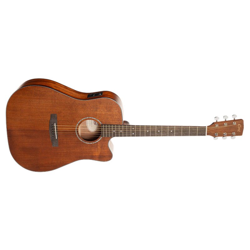 Cort - Earth Series Acoustic/Electric Guitar, Mahogany Open Pore #EARTH60MCE-OP