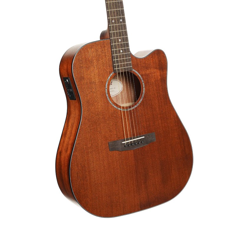Cort - Earth Series Acoustic/Electric Guitar, Mahogany Open Pore #EARTH60MCE-OP