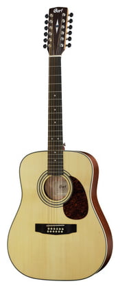 Cort - 12-String Open Pore Dreadnought Acoustic Guitar, Natural #EARTH70-12-OP