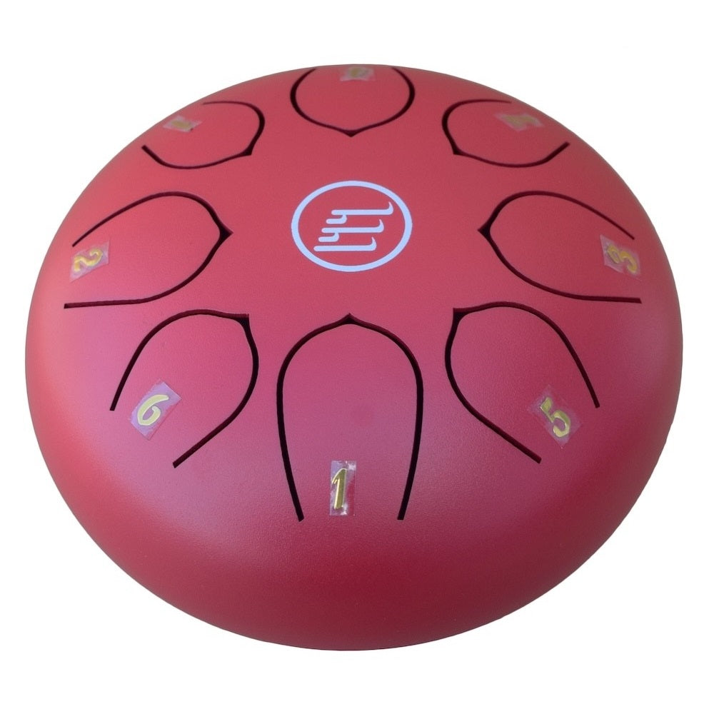 Ecko - 8 Notes Tongue Drum 6″ Red #TD6/8N