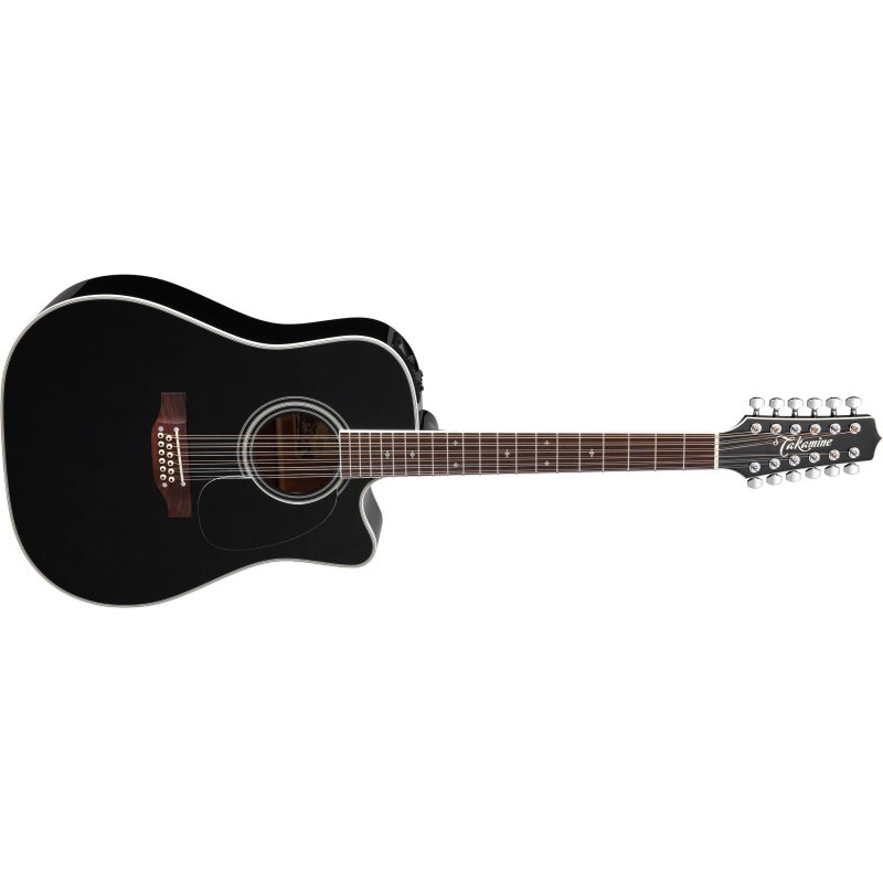 Takamine - 12-String Acoustic-Electric Cutaway Guitar #EF381SC