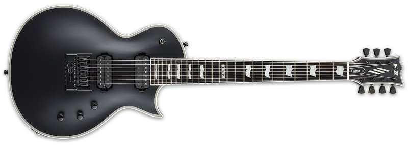 ESP - E-ii Eclipse-7 Evertune Electric Guitar, Black Satin #EIIEC7ETBLKS