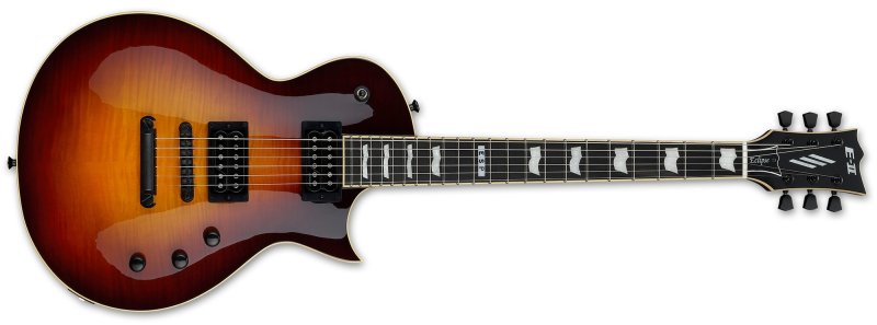 ESP - E-II Eclipse Full Thickness Electric Guitar, Tobacco Sunburst #EIIECFTFMTSB