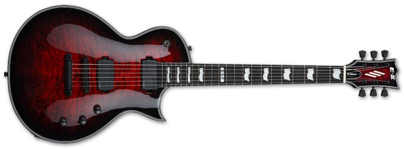 ESP - E-II ECLIPSE Electric Guitar, See Thru Black Cherry Sunburst #EIIECQMSTBCSBF