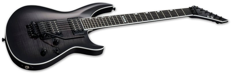 ESP - E-II Horizon-III Electric Guitar with Seymour Duncan Pickups and Floyd Rose Tremolo, See Thru Black Sunburst #EIIHOR3FMFRSTBLKSB