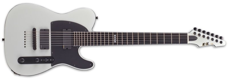 ESP - LTD E-II T-B7 BARITONE SNOW WHITE ELECTRIC GUITAR #EIITB7SW