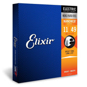 Elixir – 11-49 Electric Nickel Plated Steel w/ NANOWEB Coating – Medium 12102