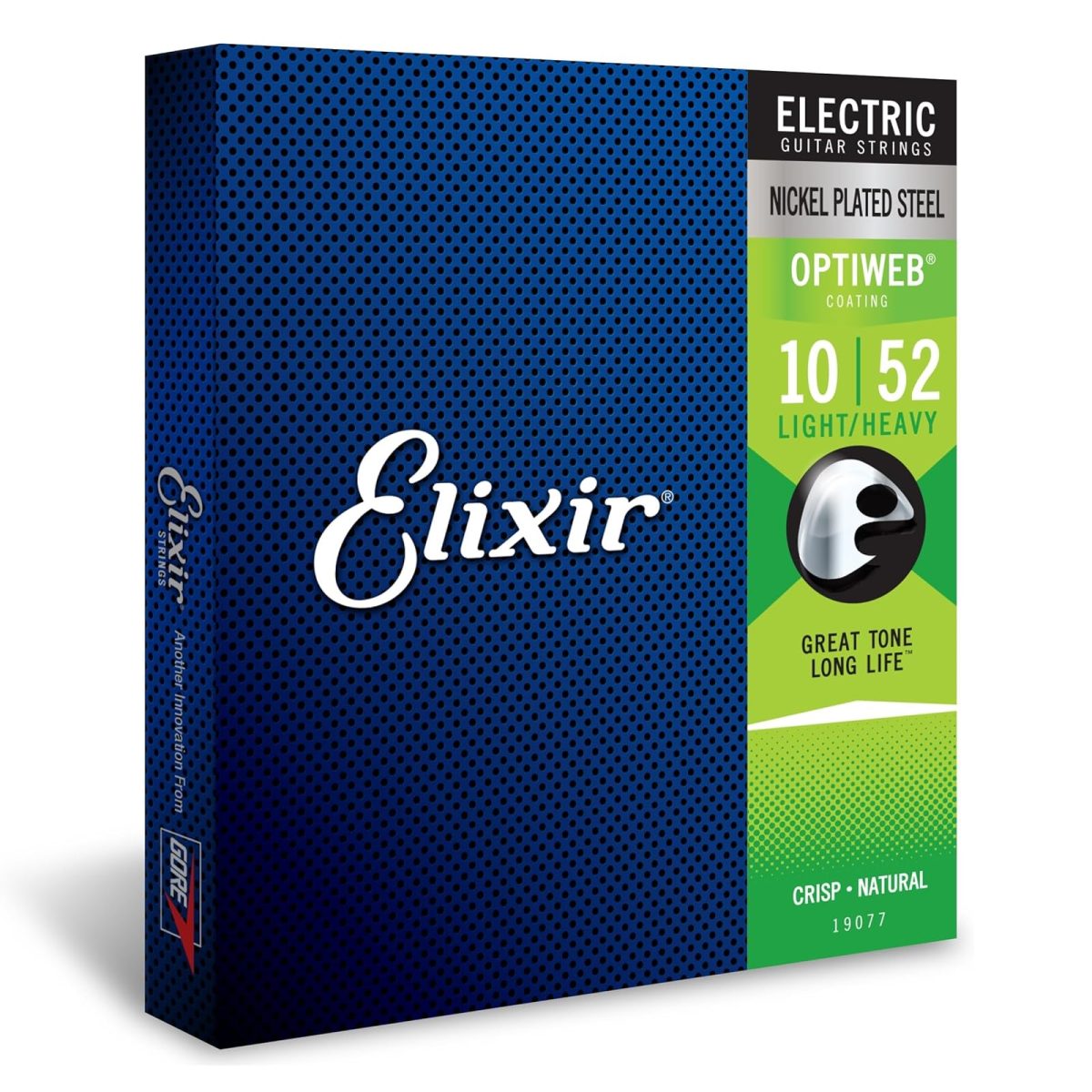 Elixir - 10-52 Electric Nickel Plated Steel with OPTIWEB Coating - Light/Heavy 19077