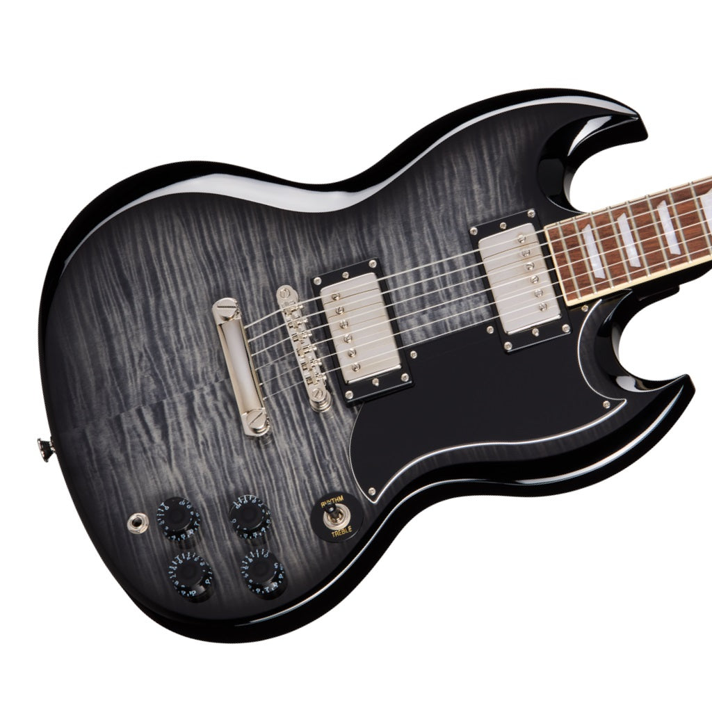 Epiphone - Epiphone SG Tribute Plus - Ebony Burst #E1SGTPEBBNH