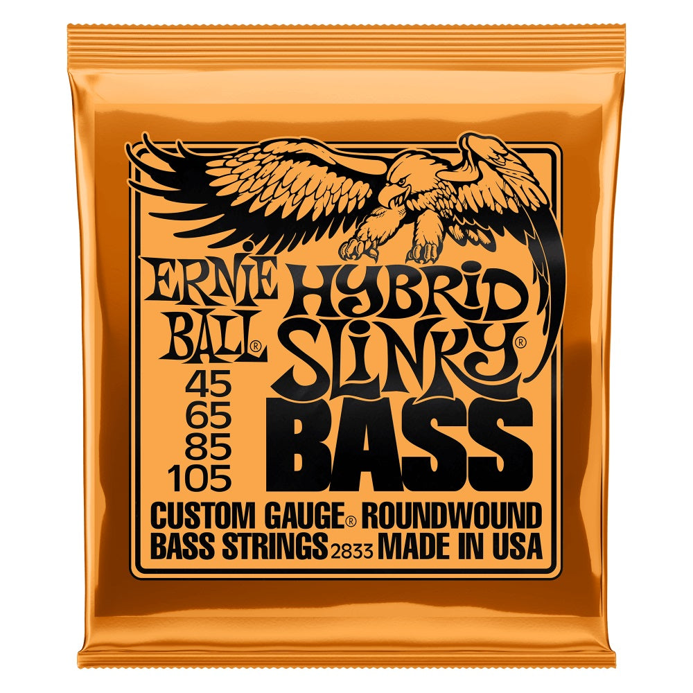 Ernie Ball - 45-105 Hybrid Slinky Nickel Wound Electric Bass Strings #P02833