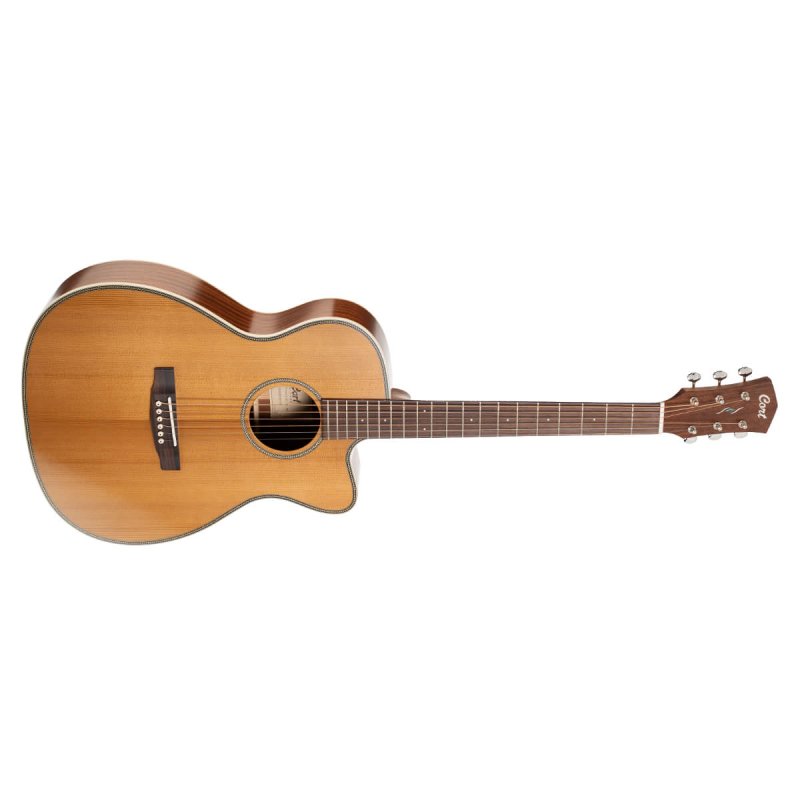 Cort - Essence Series OM Cutaway Acoustic Guitar, Natural Semi Gloss #ESSENCE-OC4-NSG