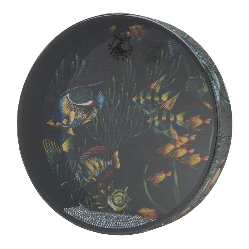 Remo - Ocean Drum® - Fish Graphic, 12" #ET-0212-10