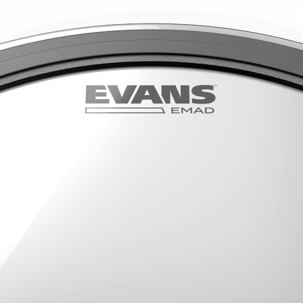 Evans - 16'' Bass EMAD Clear - BD16EMAD Logo