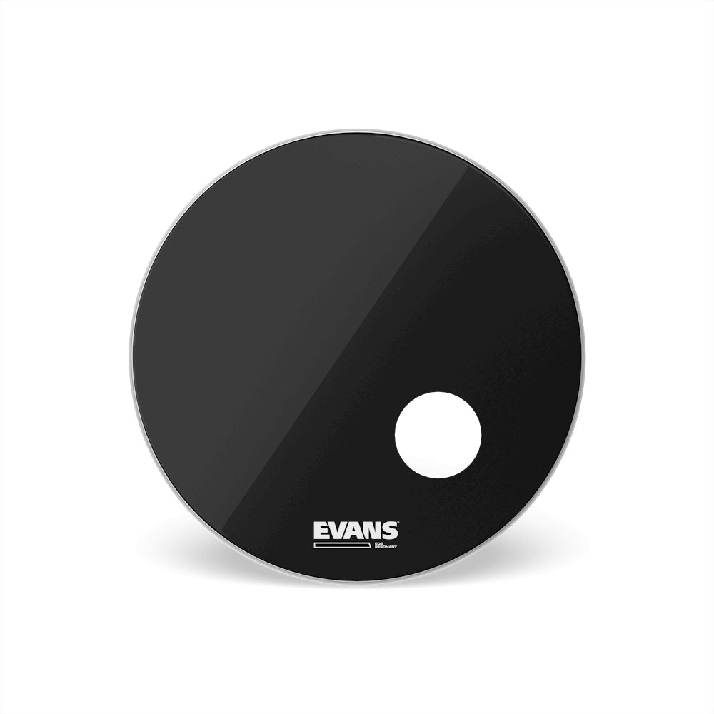 Evans - 22" EQ3 Resonant Smooth Black Bass Drumhead - BD22RB