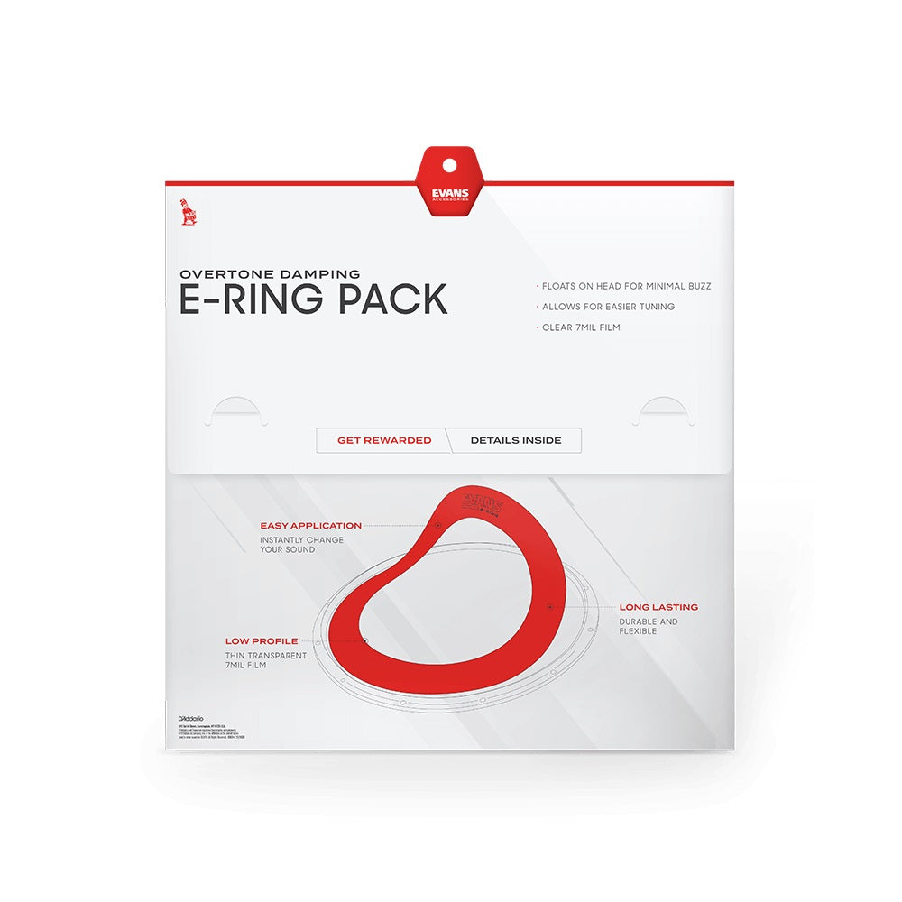 Evans - E-Ring Rock Pack 10", 12", 14", 16" ER-ROCK