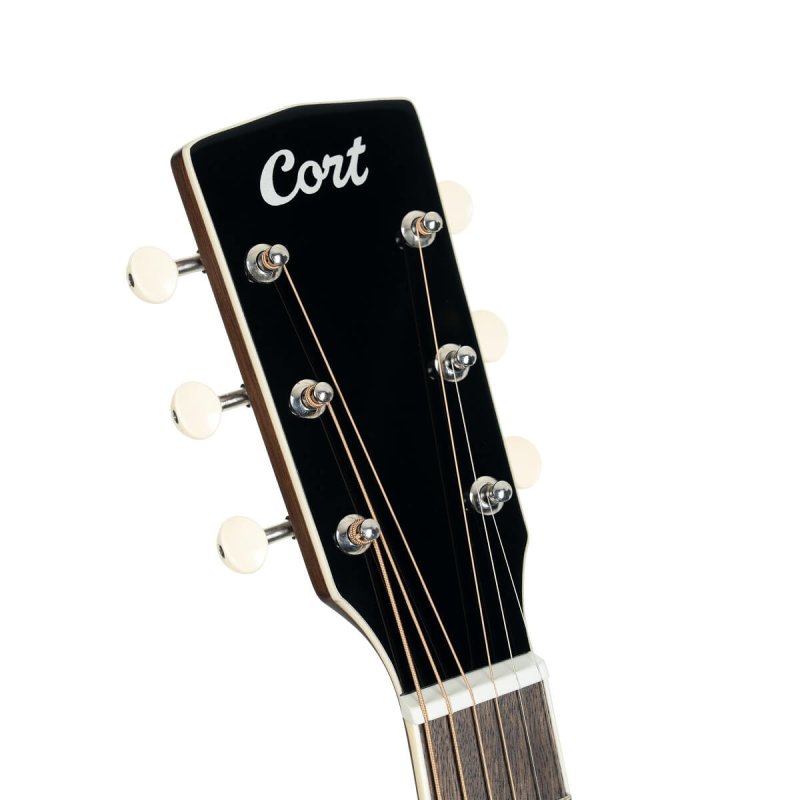 Cort - Performance Acoustic-Electric Guitar with Solid Spruce Top, Walnut Sunburst #EXOTIC-GA-WALNUT-SS