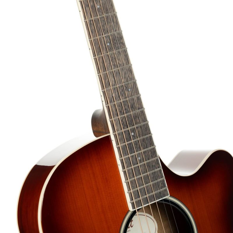 Cort - Performance Acoustic-Electric Guitar with Solid Spruce Top, Sunburst #EXOTIC-SFX-MYRTLE-SS