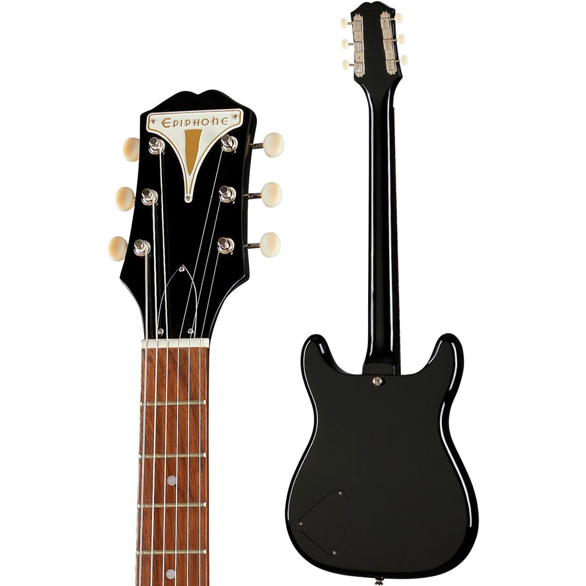 Epiphone Coronet - Ebony - EOCOEBNH-head