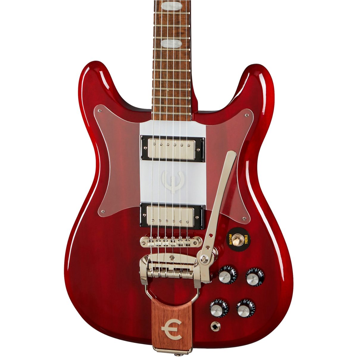 Epiphone Crestwood Custom with Tremotone Tailpiece - Cherry - EOCCCHNH-front2