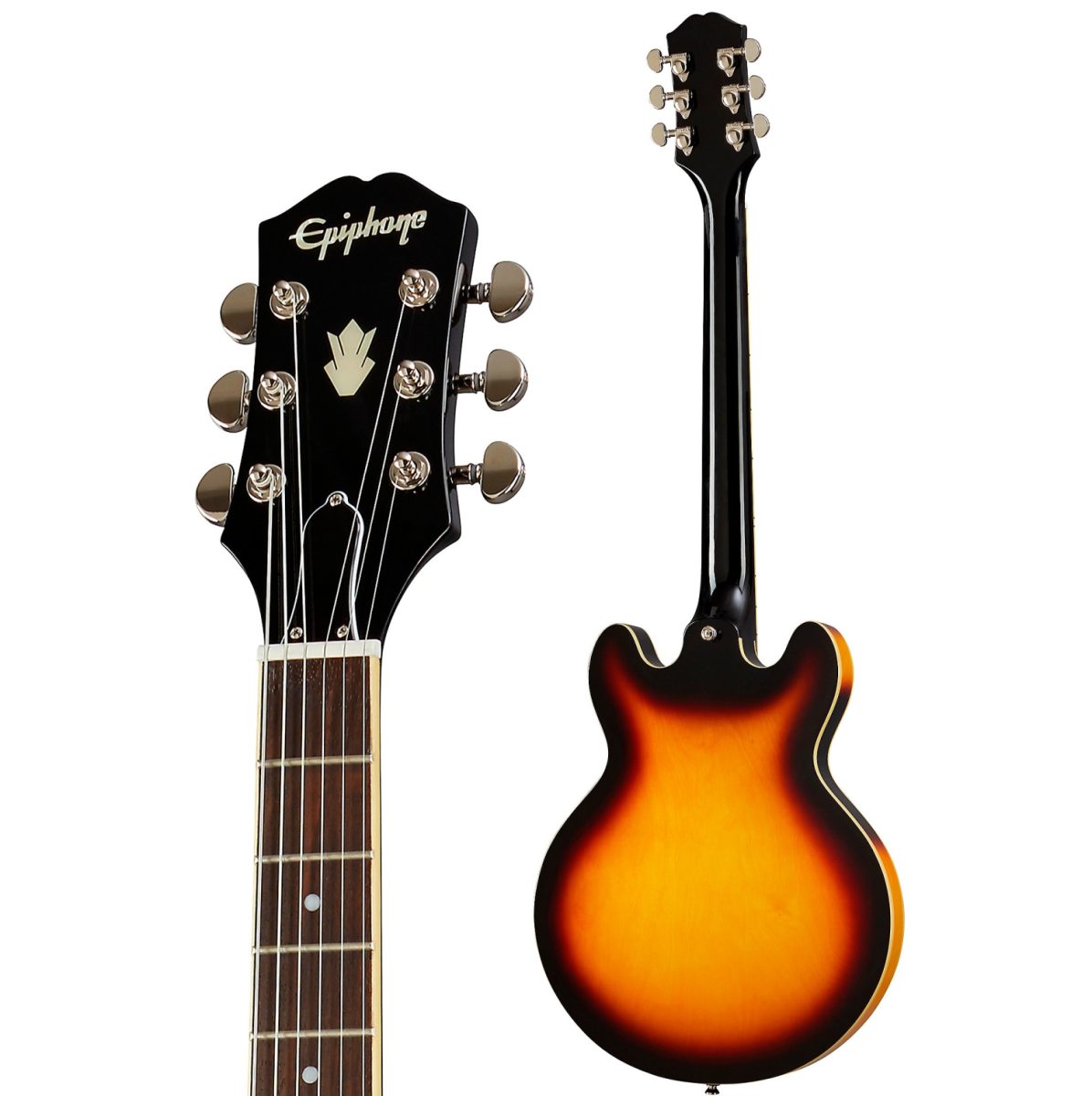 Epiphone Inspired by Gibson ES-339 - Vintage Sunburst - IGES339VSNH-neck