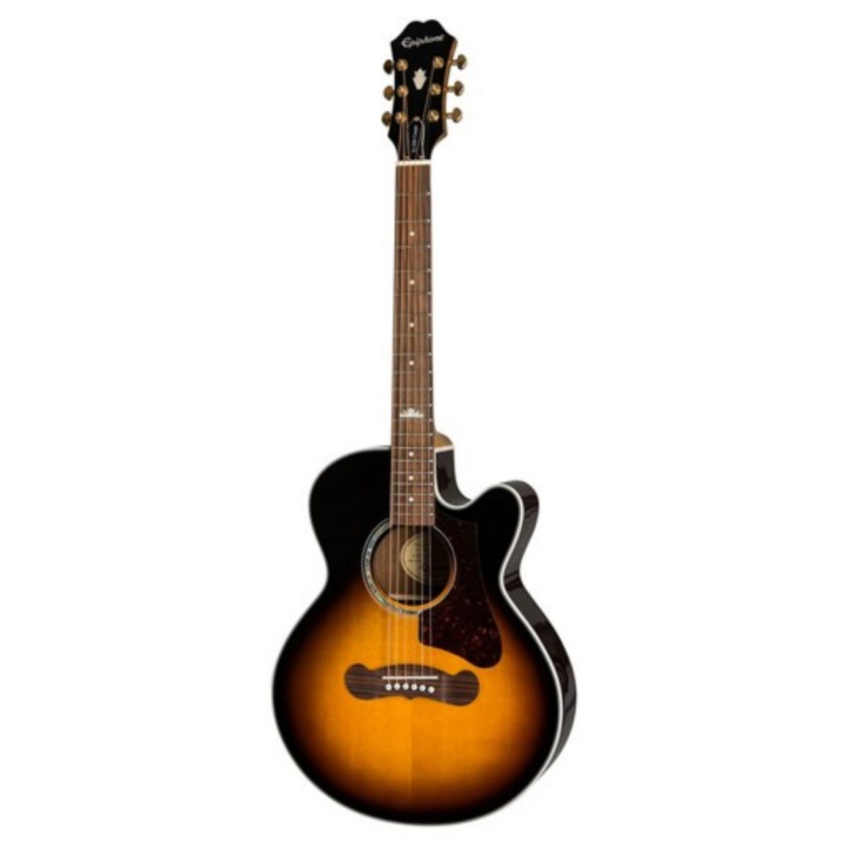 Epiphone J-200 EC Studio Parlor - Vintage Sunburst - MJ200CEVSGH