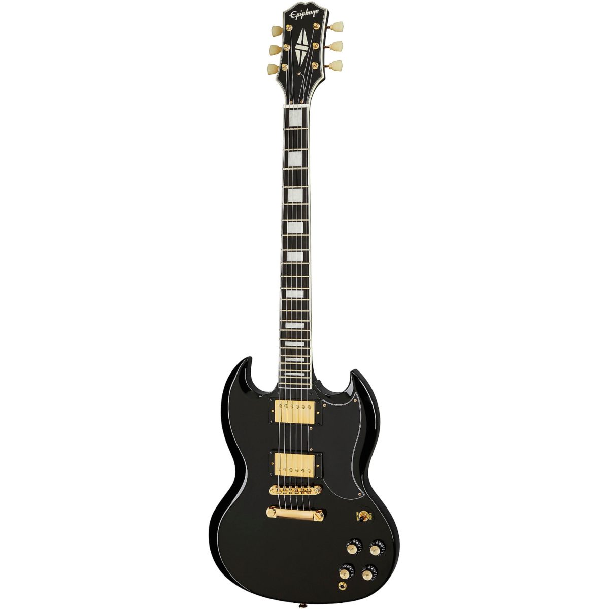 Epiphone - SG Custom - Ebony - EISCEBGH