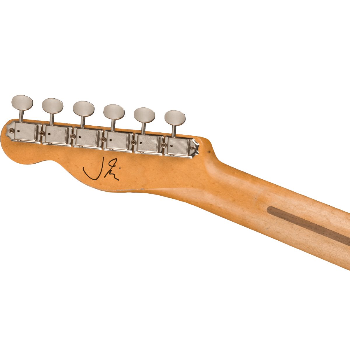 Fender J Mascis Tele Mn Spk Blu - 0140262326 back head