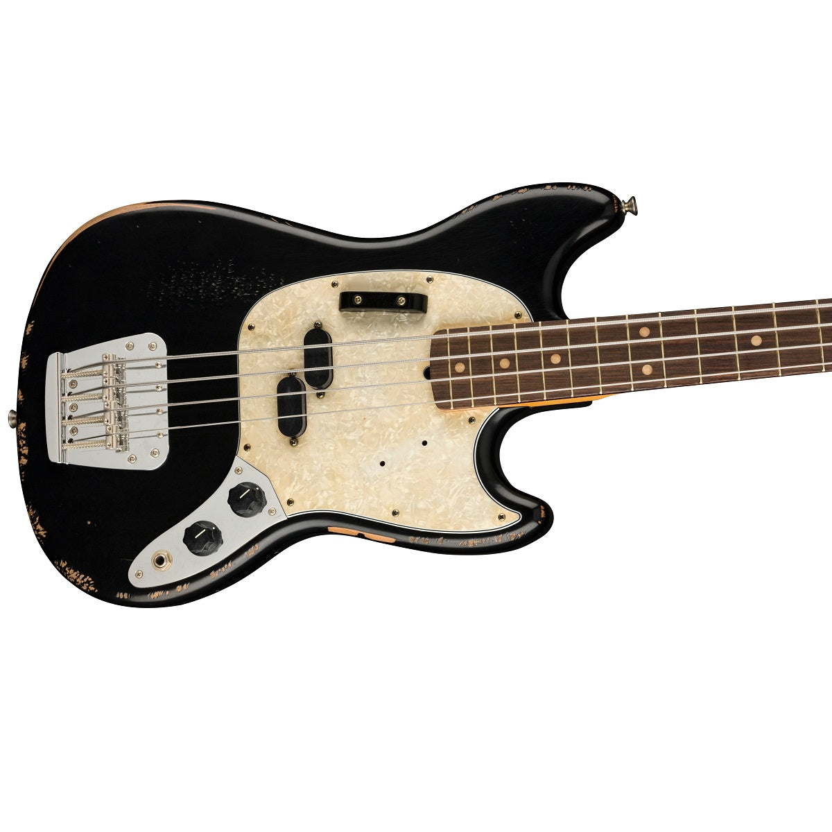 Fender - JMJ Road Worn Mustang Bass Black - 0144060306 Body