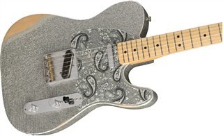 Fender - Brad Paisley Road Worn Telecaster - Silver Sparkle #0145902317
