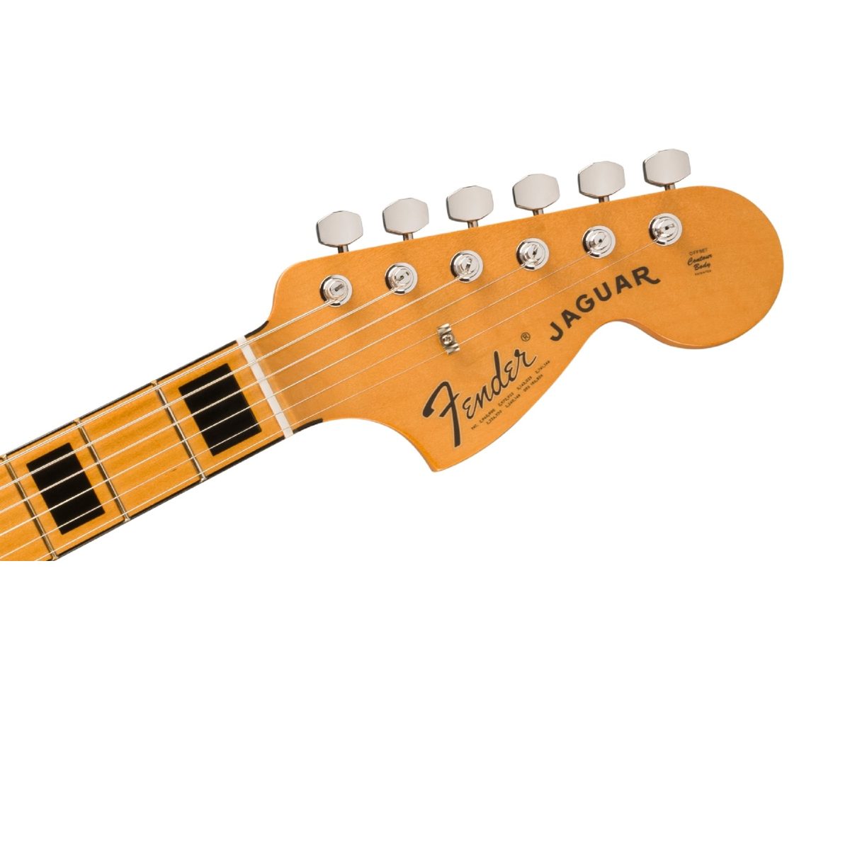 Fender - Vintera II '70s Jaguar - Black - 0149122306 Head