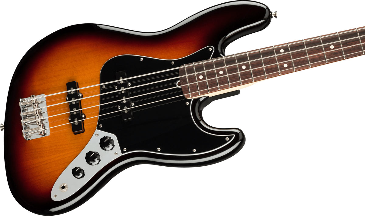 Fender American Performer Jazz Bass RW - 3 Tone Sunburst body