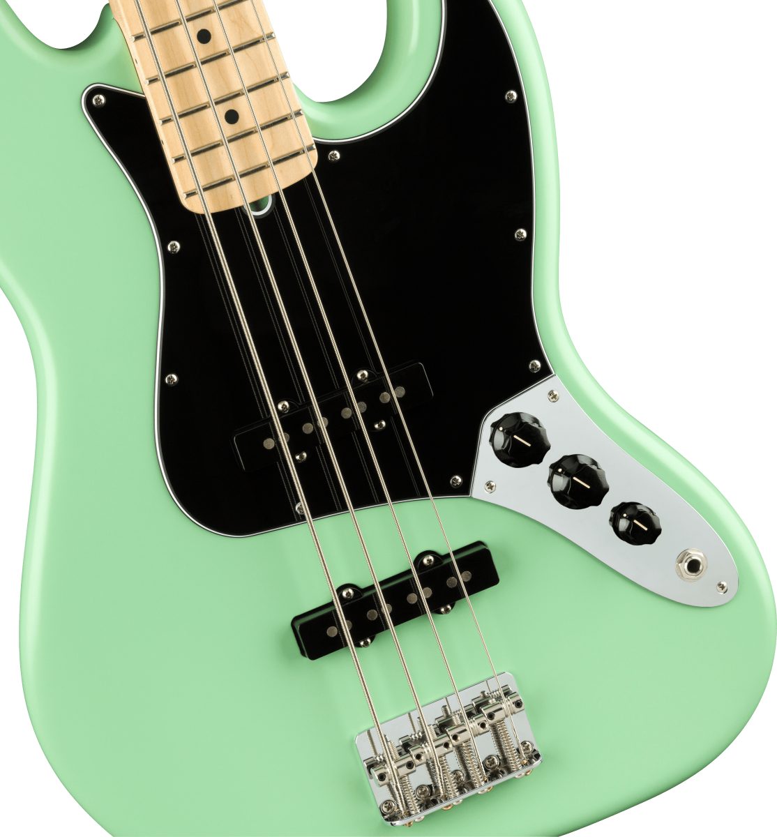 Fender American Performer Jazz Bass® Satin Surf Green body 2