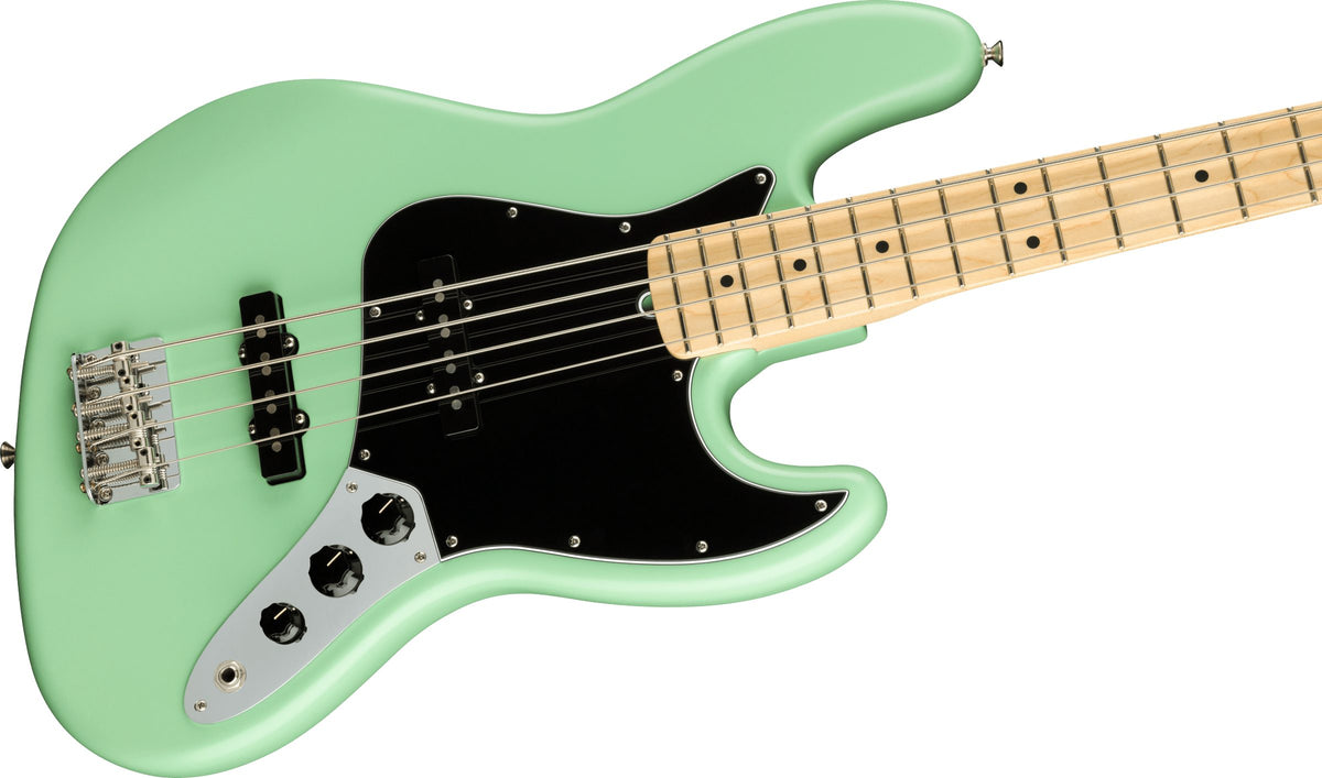 Fender American Performer Jazz Bass® Satin Surf Green body
