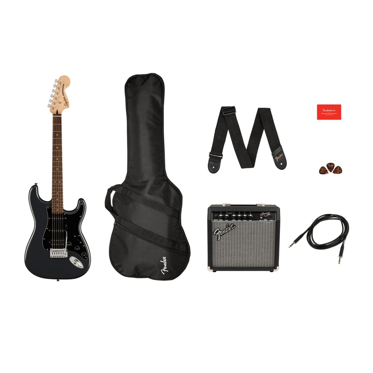 Squier PK AF STRAT HSS LRL CFM 120V kit