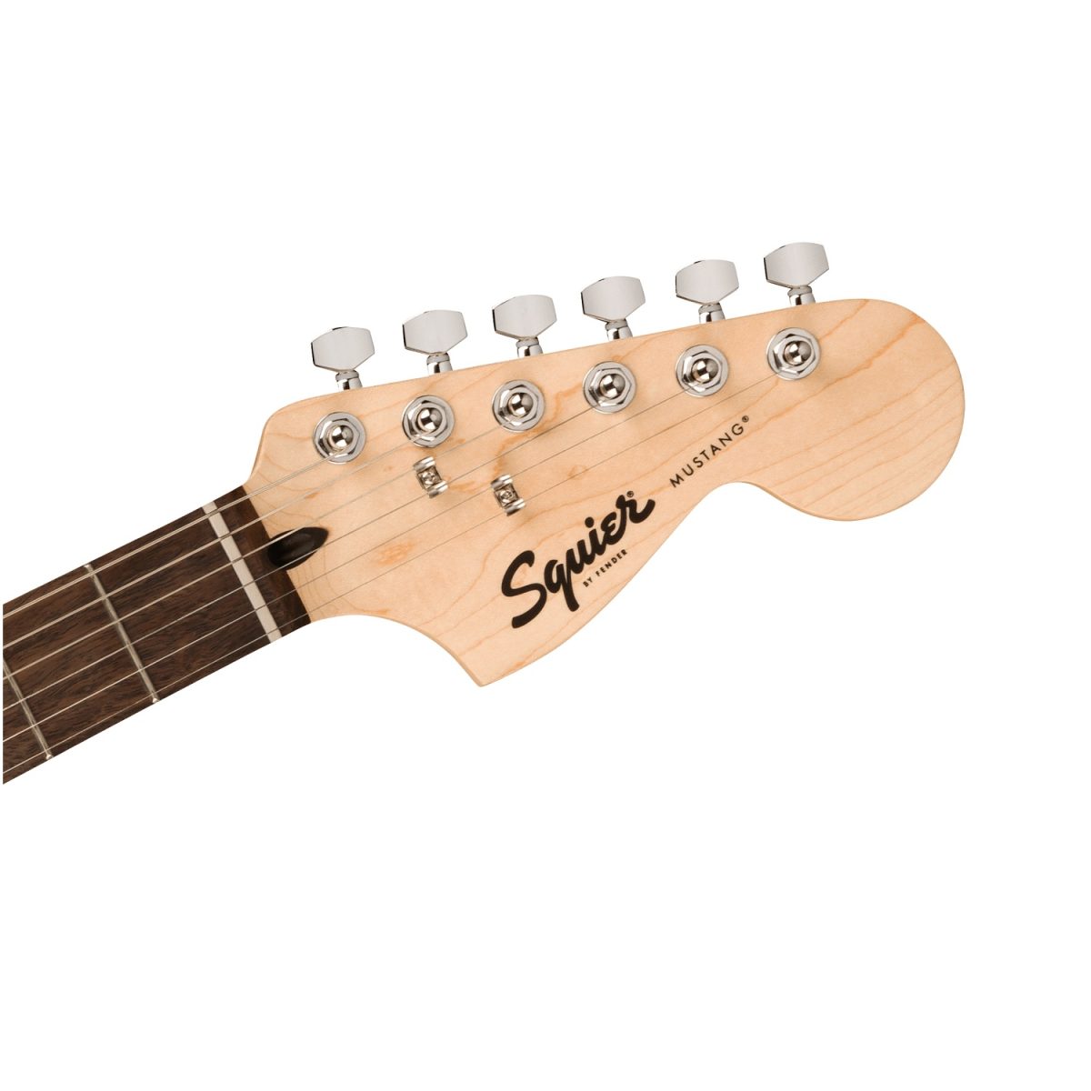 Squier - Squier Sonic™ Mustang® HH, Laurel Fingerboard, Black Pickguard, California Blue - 0373701526-HEADSTTOCK