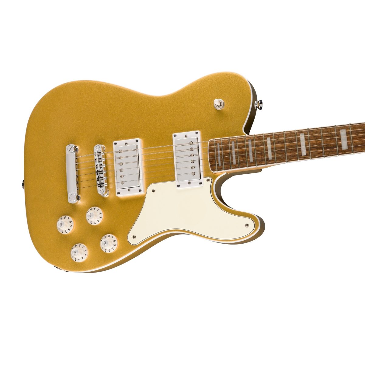Squier - Limited Edition Paranormal Troublemaker Telecaster Deluxe - Aztec Gold #0377025578