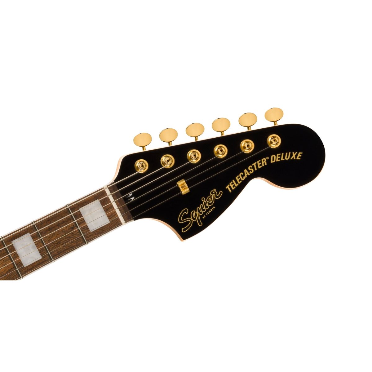 Squier - Limited Edition Paranormal Troublemaker Telecaster Deluxe - Black #0377026506
