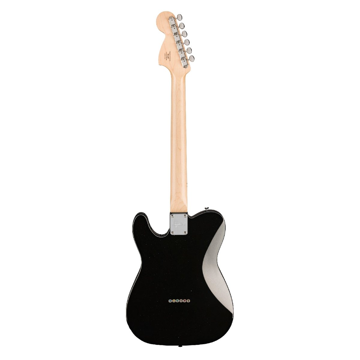 Squier - Paranormal Esquire Deluxe - Metallic Black - 0377045565 Back