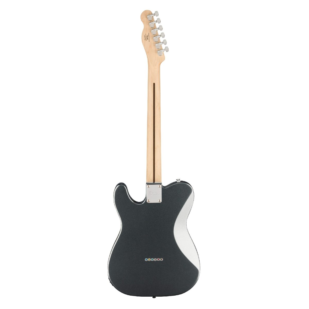 Squier - Affinity Series Telecaster Deluxe - Charcoal Frost Metallic - 0378250569 Back