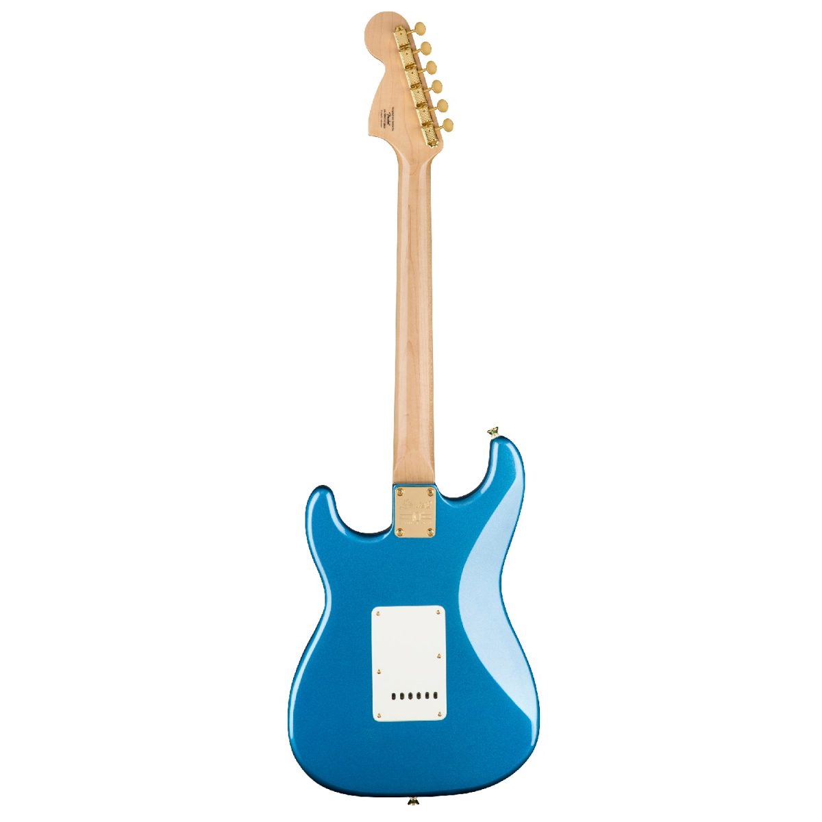 Squier - 40th Anniversary Stratocaster®, Gold Edition - Lake Placid Blue - 0379410502 Back