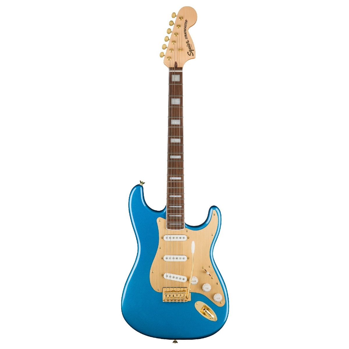 Squier - 40th Anniversary Stratocaster®, Gold Edition - Lake Placid Blue - 0379410502