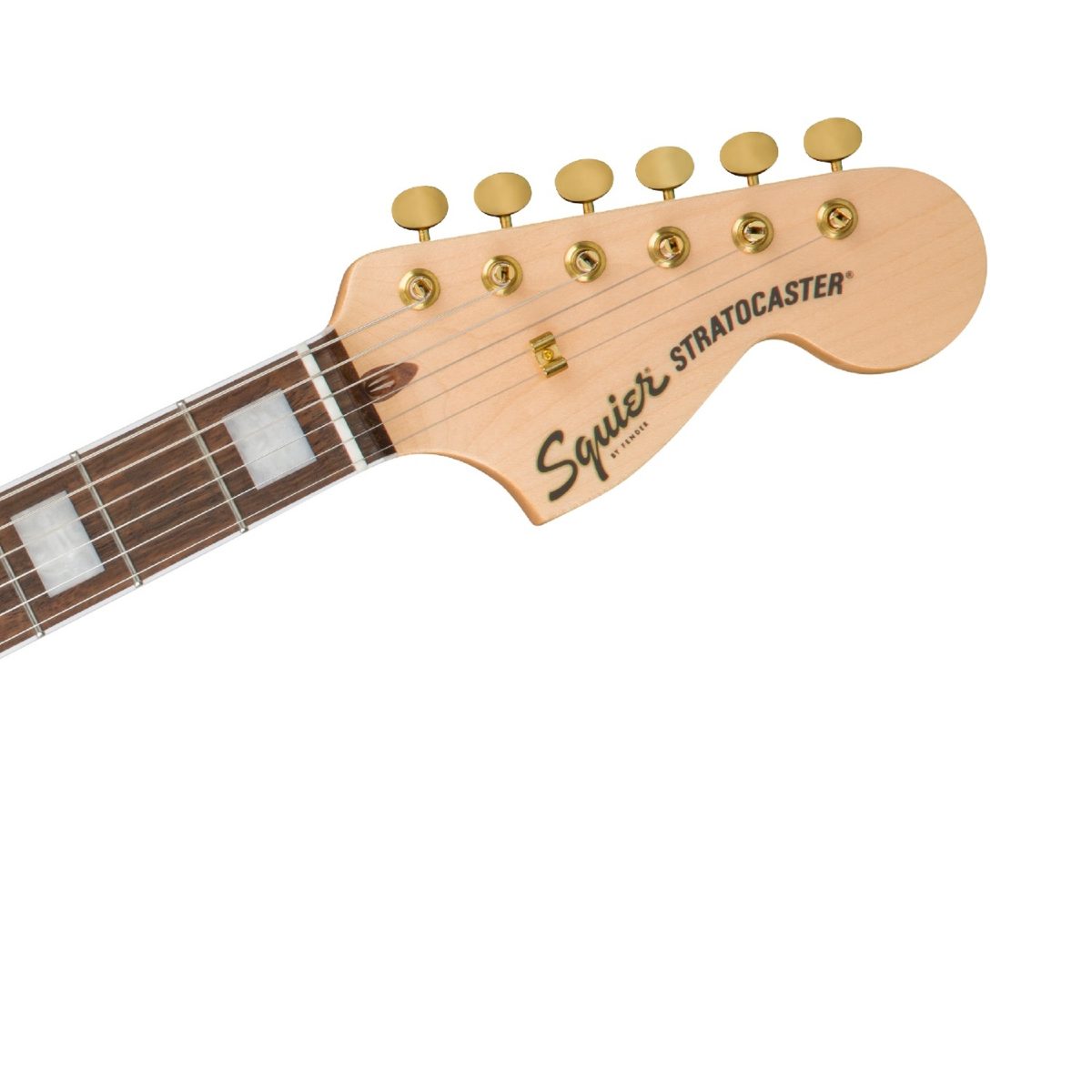 Squier - 40th Anniversary Stratocaster®, Gold Edition - Sienna Sunburst - 0379410547 Neck