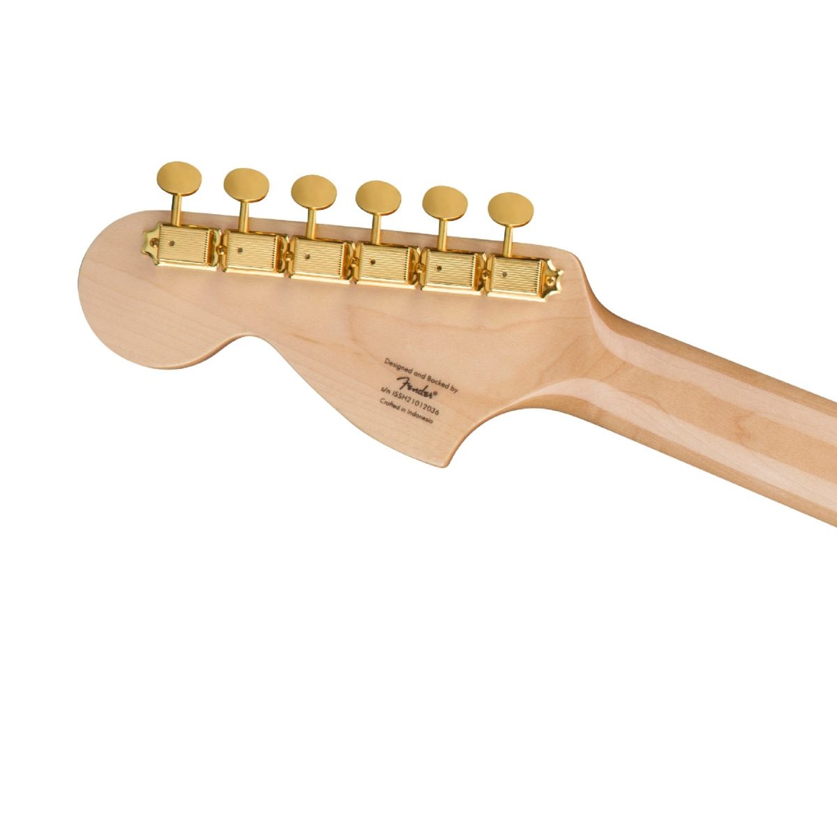 Squier - 40th Anniversary Stratocaster®, Gold Edition - Sienna Sunburst - 0379410547 NeckB