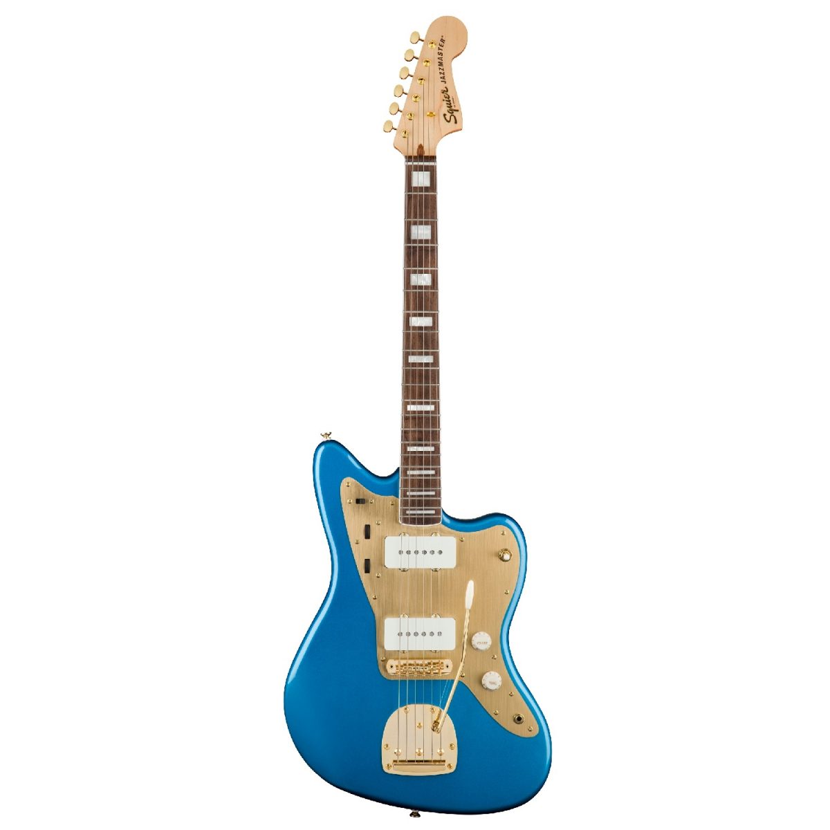 Squier - 40th Anniversary Jazzmaster®, Gold Edition - Lake Placid Blue - 0379420502