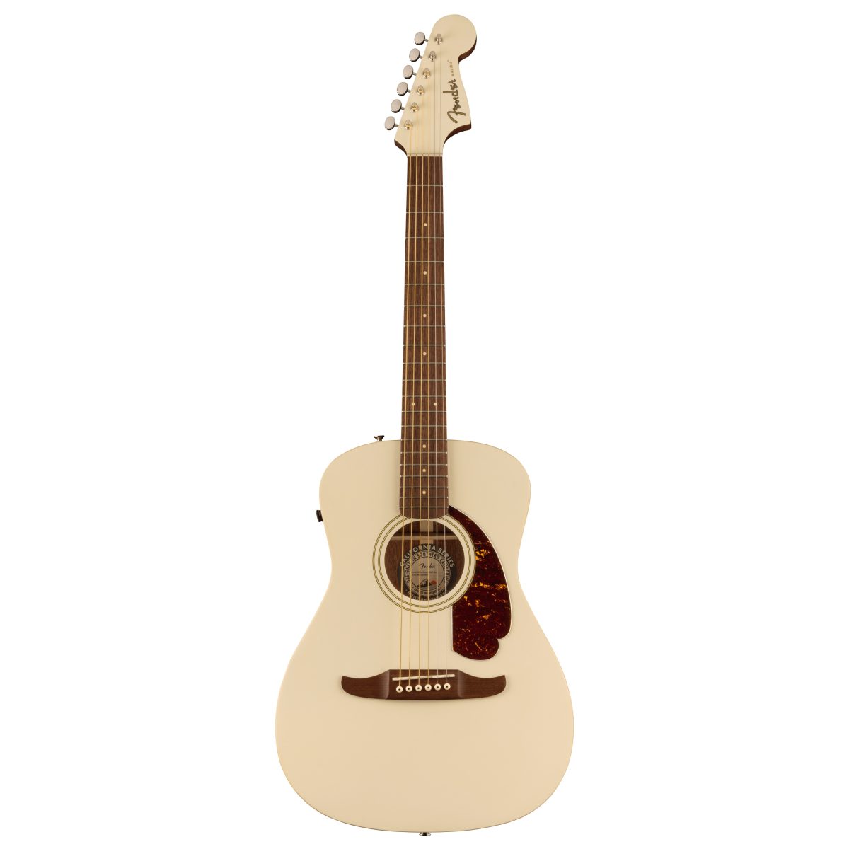 Fender - Malibu Player Acoustic-Electric Parlor - Olympic White #0970722505 — 1