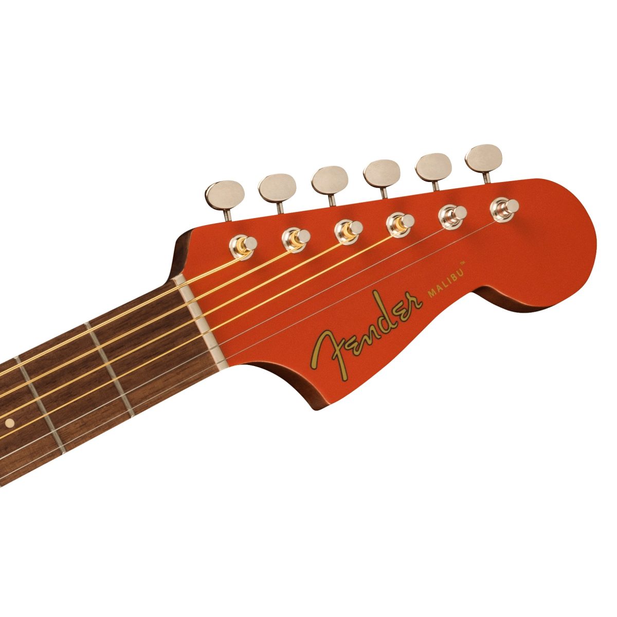 Fender - Malibu Player Acoustic-Electric Parlor - Fiesta Red #0970722540 — 5