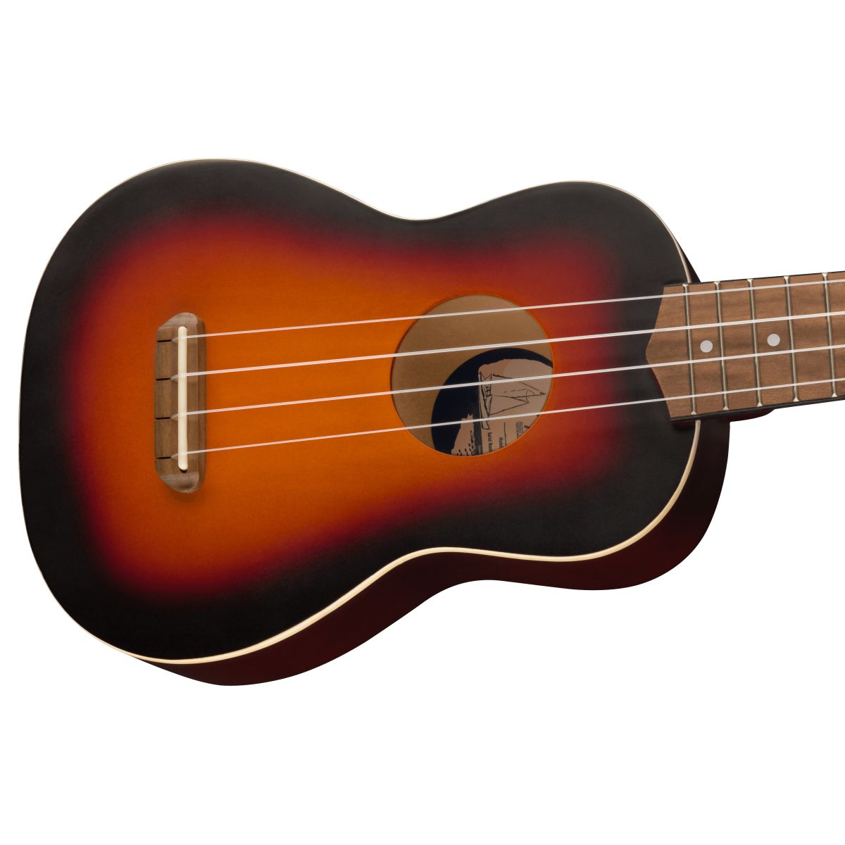 Fender - Venice Soprano Ukulele - 2-Color Sunburst #0971610503