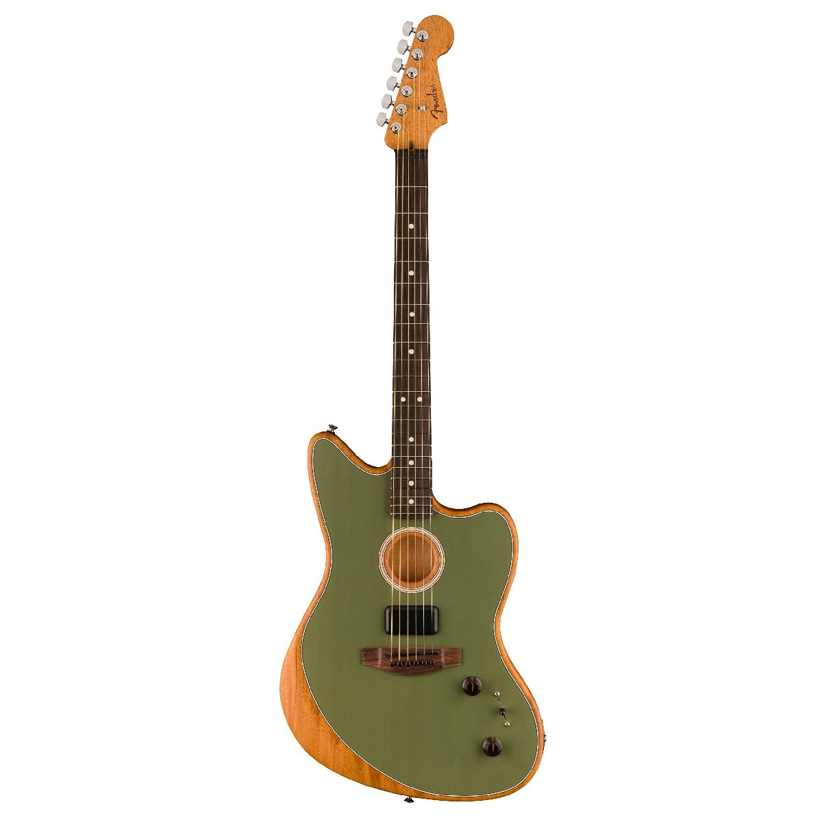 Fender - Acoustasonic Player Jazzmaster Antique Olive - 0972233176